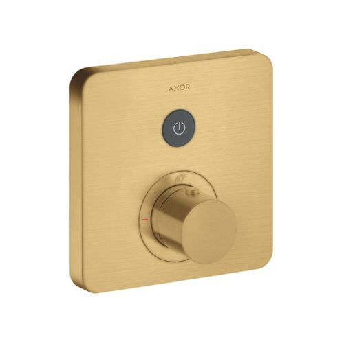 AXOR-HG-AXOR-ShowerSelect-Thermostat-Unterputz-softcube-1-Verbraucher-Brushed-Gold-Optic-36705250 gallery number 1